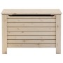 Caja de almacenaje con tapa RANA madera maciza pino 80x49x54 cm by , Storage trunks - Ref: Foro24-4002321, Price: 88,22 €, Di...