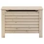 Massive Kiefernholz-Aufbewahrungsbox mit Deckel FROSCH 80x49x54 cm. von , Aufbewahrungskisten - Ref: Foro24-4002321, Preis: 8...