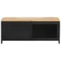 Mesa de centro de madera maciza de mango en bruto 90x50x37 cm de vidaXL, Mesas de centro - Ref: Foro24-323136, Precio: 210,04...