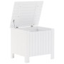 Caja de almacenaje y tapa RANA madera maciza blanca 60x49x54 cm von , Aufbewahrungskisten - Ref: Foro24-4002328, Preis: 81,81...
