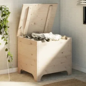 Caja de almacenaje con tapa RANA madera maciza pino 60x49x54 cm by , Storage trunks - Ref: Foro24-4002335, Price: 80,42 €, Di...
