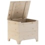 Caja de almacenaje con tapa RANA madera maciza pino 60x49x54 cm von , Aufbewahrungskisten - Ref: Foro24-4002335, Preis: 89,76...