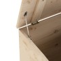 Caja de almacenaje con tapa RANA madera maciza pino 60x49x54 cm von , Aufbewahrungskisten - Ref: Foro24-4002335, Preis: 89,76...
