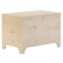 Caja de almacenaje con tapa RANA madera maciza pino 80x49x54 cm by , Storage trunks - Ref: Foro24-4002337, Price: 109,35 €, D...