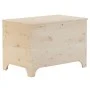 Caja de almacenaje con tapa RANA madera maciza pino 80x49x54 cm by , Storage trunks - Ref: Foro24-4002337, Price: 107,35 €, D...