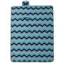 Manta de picnic plegable terciopelo ondas azules 200x150 cm de , Camping y senderismo - Ref: Foro24-4004205, Precio: 22,40 €,...