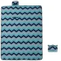 Manta de picnic plegable terciopelo ondas azules 200x150 cm de , Camping y senderismo - Ref: Foro24-4004205, Precio: 22,40 €,...
