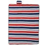 Manta de picnic plegable terciopelo rayas rojo azul 200x150 cm de , Camping y senderismo - Ref: Foro24-4004207, Precio: 20,97...