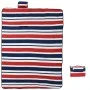 Manta de picnic plegable terciopelo rayas rojo azul 200x150 cm by , Camping and hiking - Ref: Foro24-4004207, Price: 22,40 €,...