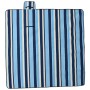 Manta de picnic plegable terciopelo rayas azul blanco 200x200cm de , Camping y senderismo - Ref: Foro24-4004211, Precio: 29,0...