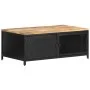 Mesa de centro de madera maciza de mango en bruto 90x50x37 cm de vidaXL, Mesas de centro - Ref: Foro24-323136, Precio: 210,04...