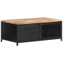 Solid raw mango wood coffee table 90x50x37 cm by vidaXL, Coffee table - Ref: Foro24-323136, Price: 213,20 €, Discount: %