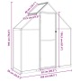 Gewächshaus mit silbernem Aluminium-Untergestell 169x58x195 cm von , Gewächshäuser - Ref: Foro24-4005816, Preis: 324,39 €, Ra...