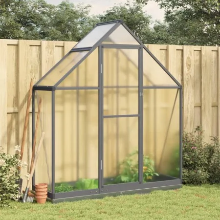 Invernadero con marco base aluminio antracita 169x58x202 cm by , Greenhouses - Ref: Foro24-4005821, Price: 334,99 €, Discount: %