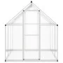 Gewächshaus mit silbernem Aluminiumrahmen 169x169x195 cm von , Gewächshäuser - Ref: Foro24-4005828, Preis: 329,89 €, Rabatt: %