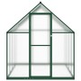 Gewächshaus mit grünem Aluminiumrahmen 224x169x195 cm von , Gewächshäuser - Ref: Foro24-4005835, Preis: 483,85 €, Rabatt: %