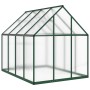 Gewächshaus mit grünem Aluminiumrahmen 224x169x195 cm von , Gewächshäuser - Ref: Foro24-4005835, Preis: 483,85 €, Rabatt: %