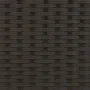 Tumbona doble con capota y cojines ratán sintético negro by , Loungers - Ref: Foro24-365621, Price: 292,48 €, Discount: %