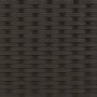 Tumbona doble con capota y cojines ratán sintético negro by , Loungers - Ref: Foro24-365621, Price: 264,52 €, Discount: %