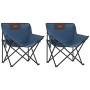 Faltbare Campingstühle mit Tasche, 2 Stück, blau. von , Gartenstühle - Ref: Foro24-366547, Preis: 71,55 €, Rabatt: %