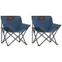 Sillas de camping con bolsillo plegables 2 unidades azul de , Sillas de jardín - Ref: Foro24-366547, Precio: 70,08 €, Descuen...