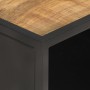 Couchtisch aus rauem Mangoholz und natürlichem Rohrgeflecht, 90 x 50 x 35 cm von vidaXL, Couchtisch - Ref: Foro24-323143, Pre...