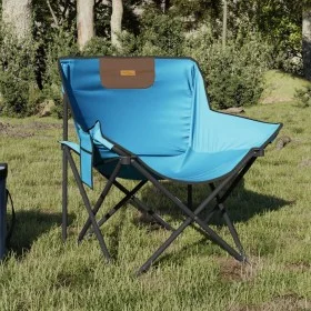 Sillas de camping con bolsillo plegables 2 unidades azul claro by , Garden chairs - Ref: Foro24-366553, Price: 57,35 €, Disco...