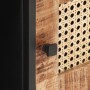 Couchtisch aus rauem Mangoholz und natürlichem Rohrgeflecht, 90 x 50 x 35 cm von vidaXL, Couchtisch - Ref: Foro24-323143, Pre...