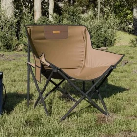 Faltbare Campingstühle mit Tasche, 2 Stück, braun. von , Gartenstühle - Ref: Foro24-366551, Preis: 58,96 €, Rabatt: %