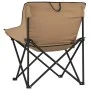 Sillas de camping con bolsillo plegables 2 unidades marrón de , Sillas de jardín - Ref: Foro24-366551, Precio: 58,94 €, Descu...