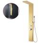 Stainless steel shower panel system 201 gold by vidaXL, Jet nozzles for bathtubs and showers - Ref: Foro24-147717, Price: 174...