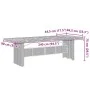 Set comedor jardín 9 pzas y cojines ratán sintético gris de , Conjuntos de jardín - Ref: Foro24-3277614, Precio: 1,00 €, Desc...
