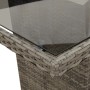 Set comedor jardín 7 pzas y cojines ratán sintético gris by , Garden sets - Ref: Foro24-3277621, Price: 1,00 €, Discount: %