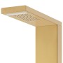 Stainless steel shower panel system 201 gold by vidaXL, Jet nozzles for bathtubs and showers - Ref: Foro24-147717, Price: 174...