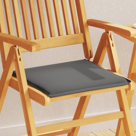 Garten-Sitzkissen, quadratisch, 2 Stück, Anthrazit, 45x45x2 cm. von , Kissen für Stühle und Sofas - Ref: Foro24-847724, Preis...