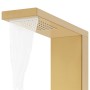 Stainless steel shower panel system 201 gold by vidaXL, Jet nozzles for bathtubs and showers - Ref: Foro24-147717, Price: 174...