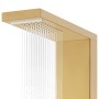Stainless steel shower panel system 201 gold by vidaXL, Jet nozzles for bathtubs and showers - Ref: Foro24-147717, Price: 174...