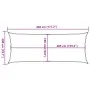 Toldo de vela rectangular HDPE gris claro 160 g/m² 2x4,5 m by , Umbrellas - Ref: Foro24-4001977, Price: 27,95 €, Discount: %