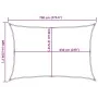 Toldo de vela rectangular HDPE gris claro 160 g/m² 6x7 m by , Umbrellas - Ref: Foro24-4001996, Price: 77,95 €, Discount: %
