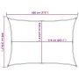 Toldo de vela rectangular HDPE arena 160 g/m² 6x8 m by , Umbrellas - Ref: Foro24-4002052, Price: 86,59 €, Discount: %