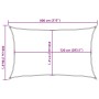 Toldo de vela rectangular HDPE arena 160 g/m² 5x8 m by , Umbrellas - Ref: Foro24-4002050, Price: 86,20 €, Discount: %