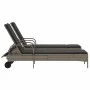 Liegestühle mit Kissen, 2 Stück, aus grauem synthetischem Rattan. von , Liegen - Ref: Foro24-3261436, Preis: 334,89 €, Rabatt: %