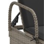 Liegestühle mit Kissen, 2 Stück, aus grauem synthetischem Rattan. von , Liegen - Ref: Foro24-3261436, Preis: 319,82 €, Rabatt: %