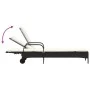Tumbonas con cojines 2 unidades ratán sintético negro by , Loungers - Ref: Foro24-3261434, Price: 323,94 €, Discount: %