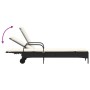 Tumbonas con cojines 2 unidades ratán sintético negro by , Loungers - Ref: Foro24-3261434, Price: 330,83 €, Discount: %