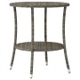Gartenstühle und Tischchen mit Kissen, 3-teilig, graues PE-Rattan von , Gartensets - Ref: Foro24-365654, Preis: 214,23 €, Rab...