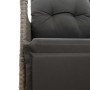 Sillas y mesita de jardín con cojines 3 piezas ratán PE gris de , Conjuntos de jardín - Ref: Foro24-365675, Precio: 242,81 €,...