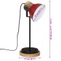Abgenutzte rote Schreibtischlampe 25 W E27 17x17x50 cm von , Lampen - Ref: Foro24-371948, Preis: 40,57 €, Rabatt: %