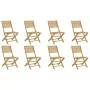 Faltbare Gartenstühle 8 Stück Akazienholz 48,5x61,5x87 cm von , Gartenstühle - Ref: Foro24-3214229, Preis: 383,68 €, Rabatt: %
