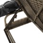 Tumbonas con capota y mesa 2 uds ratán sintético gris de , Tumbonas - Ref: Foro24-3261571, Precio: 366,81 €, Descuento: %